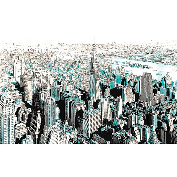 Komar Fototapete Vlies Gotham  400 x 250 cm günstig online kaufen