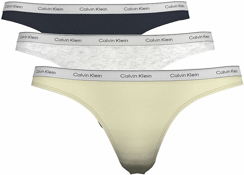 Calvin Klein Underwear Tanga "THONG 3PK" Packung, 3er-Pack, Körpernahe Pass günstig online kaufen