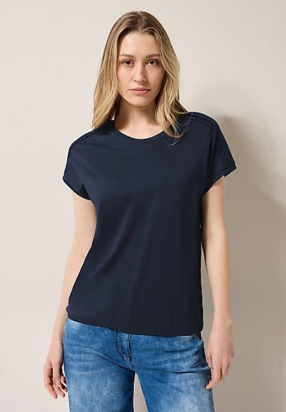 Cecil V-Shirt, mit Elastiksaum günstig online kaufen