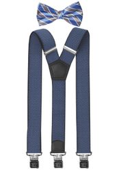 Fabio Farini Hosenträger mit passender Fliege günstig online kaufen
