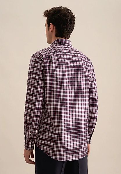 seidensticker Flanellhemd "Regular", Regular Langarm Button-Down-Kragen Kar günstig online kaufen