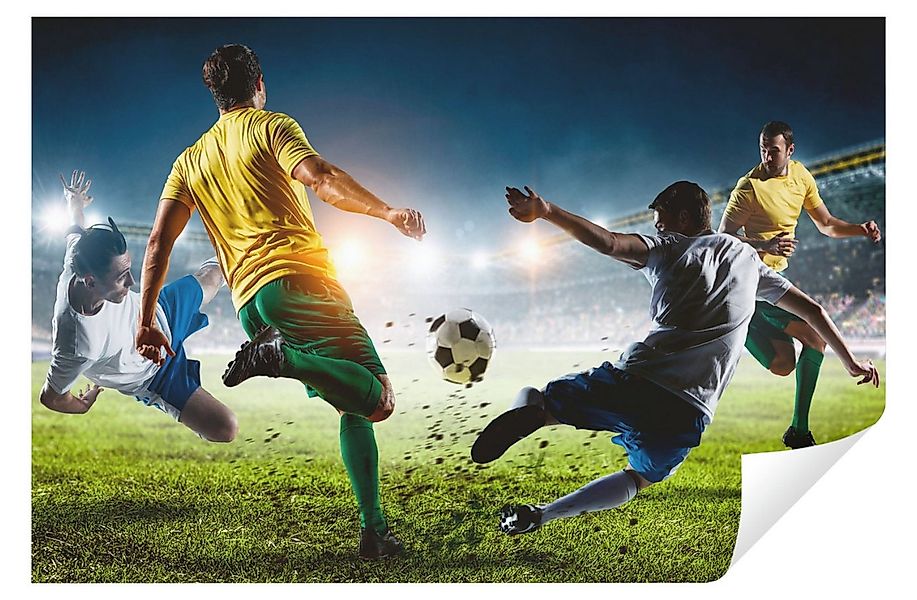 Wallarena Fototapete Kinderzimmer Junge Fussball Kinder Vlies Tapete für Ju günstig online kaufen