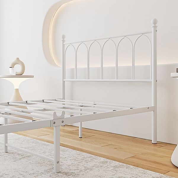 REDOM Metallbett Jugendbett mit Lattenrost ohne günstig online kaufen