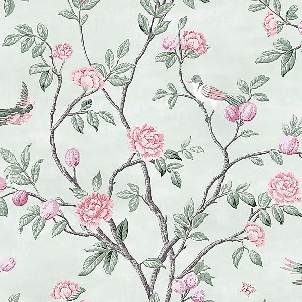 LAURA ASHLEY Vliestapete Eglantine, gemustert, FSC® günstig online kaufen