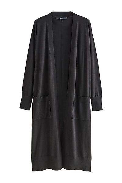 Next Strickjacke Lange, weiche Strickjacke mit Baumwollanteil (1-tlg) günstig online kaufen