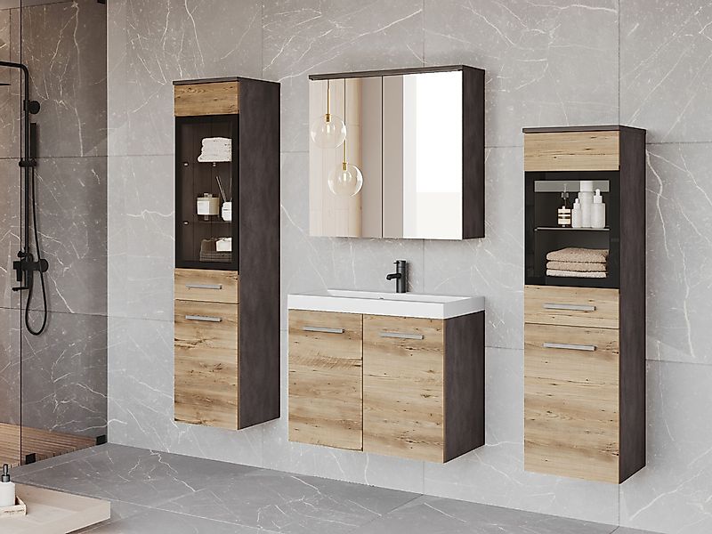 MIRJAN24 Badmöbel-Set Madrit II, (5er-Set, Waschbeckenschrank, günstig online kaufen
