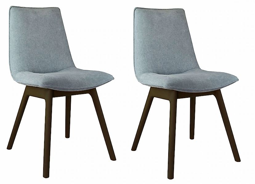 andas Esszimmerstuhl "Ramon", (Set), 2 St., Chenille, mit Massivholzbeinen, günstig online kaufen