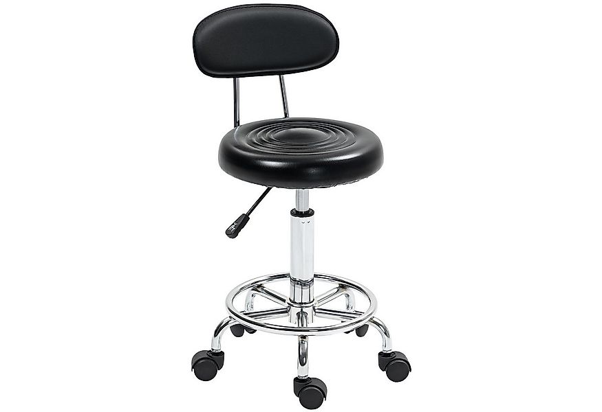 HOMCOM Rollsitz höhenverstellbar Drehhocker (Arbeitshocker mit Verstellbare günstig online kaufen