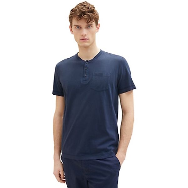 Tom Tailor  T-Shirt T-Shirt Kurzarmshirt Henley günstig online kaufen
