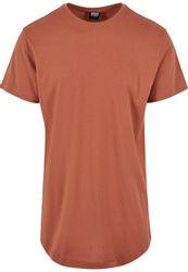 URBAN CLASSICS Kurzarmshirt "Urban Classics Herren Shaped Long Tee" 1 Stk. günstig online kaufen