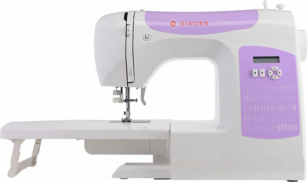 Singer Computer-Nähmaschine "C5205 Lila" 80 Programme günstig online kaufen