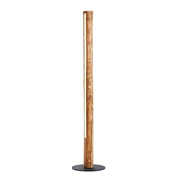 BRILLIANT ODUN LED Stehleuchte 141 cm Holz / Metall Kiefer gebeizt günstig online kaufen