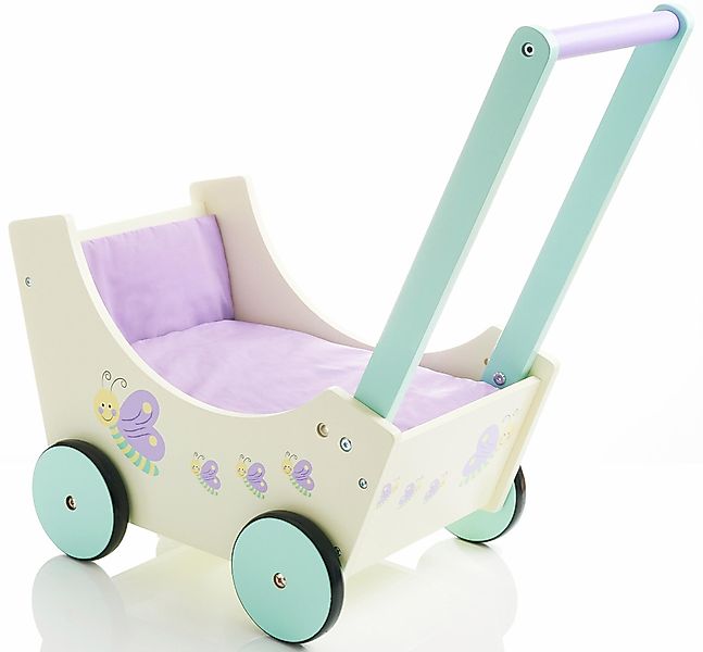 Sun Puppenwagen Speedy Schmetterling, aus Holz günstig online kaufen