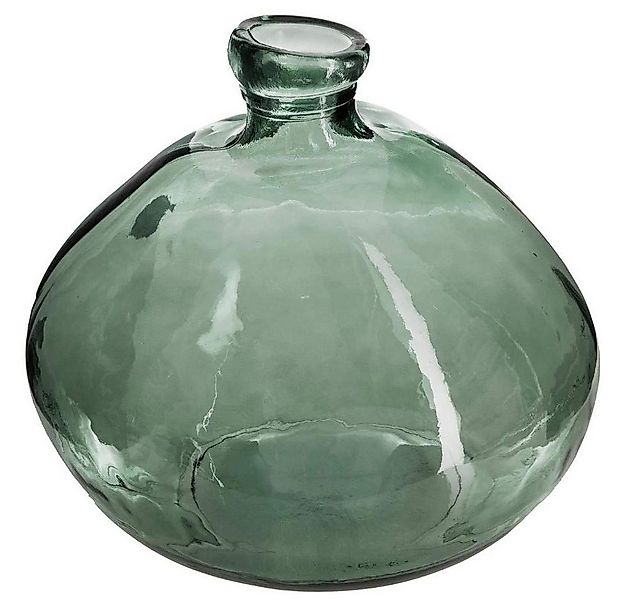 Atmosphera Créateur d'intérieur Dekovase Deko Vase, Glas, rund, grau, Ø 23 günstig online kaufen