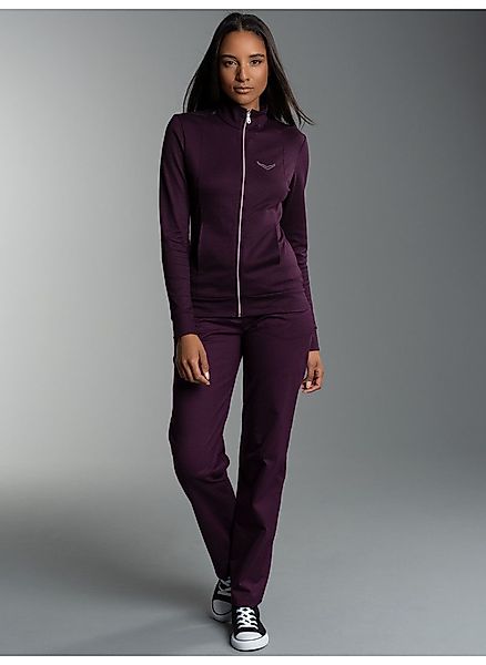 Trigema Jogginganzug "TRIGEMA Freizeitanzug mit Kristallsteinen" 2 Stk. tlg günstig online kaufen