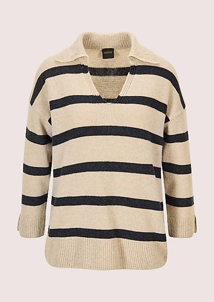 MADELEINE Longpullover "Strickpullover Stilvoller Wollpullover mit Polokrag günstig online kaufen
