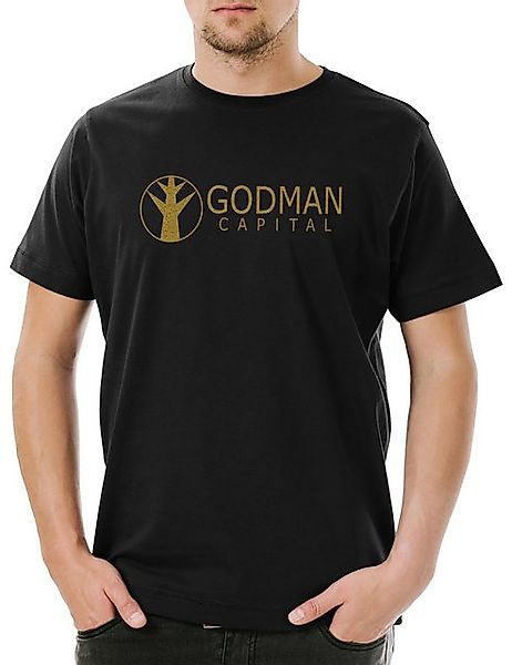 Urban Backwoods Print-Shirt Godman Capital Herren T-Shirt Logo MC Symbol Ze günstig online kaufen