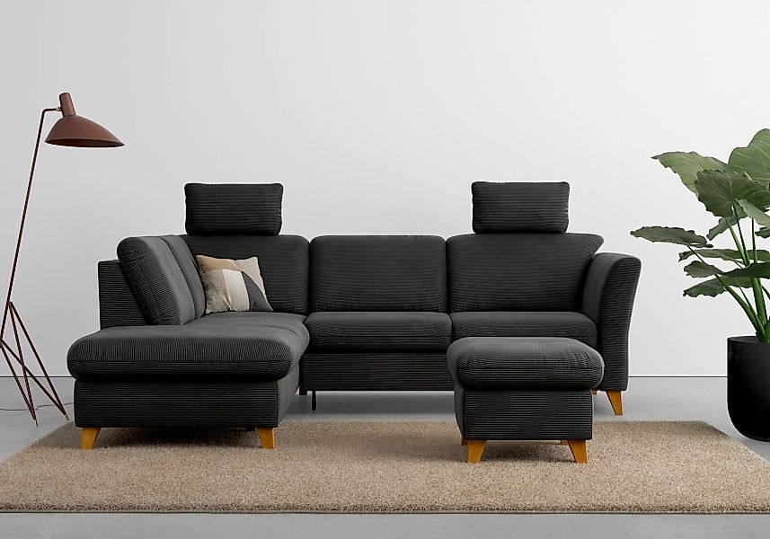 Home affaire Ecksofa »Trelleborg L-Form«, wahlweise mit Bettfunktion und Be günstig online kaufen