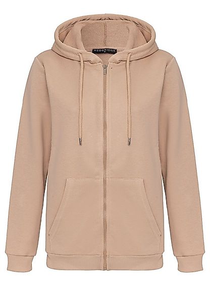 RedBridge Kapuzensweatjacke Basic mit Zipper und Kordelzug günstig online kaufen