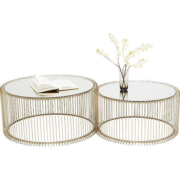 Kare Design Couchtisch Wire (2er Set), günstig online kaufen