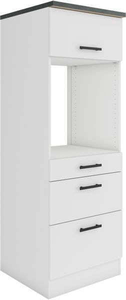 OPTIFIT Backofenumbauschrank "Palma" Breite 60 cm, 3 Schubkästen, 1 Klappe günstig online kaufen