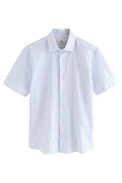 Next Kurzarmhemd Kurzärmliges Seersucker-Hemd (1-tlg) günstig online kaufen