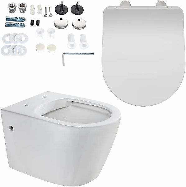 welltime Tiefspül-WC Vigo, wandhängend, Abgang waagerecht, günstig online kaufen