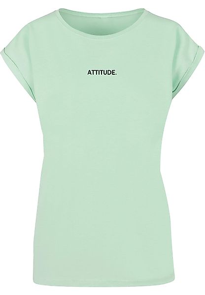 Merchcode T-Shirt "Merchcode Damen Ladies Attitude Extended Shoulder Tee", günstig online kaufen