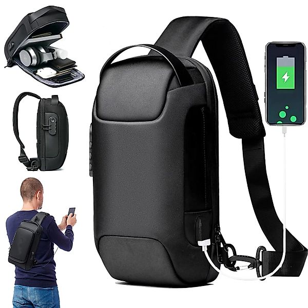 ZEUOPQ Schultertasche Brusttasche Sling Bag Umhängetasche günstig online kaufen