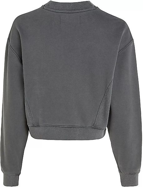 Calvin Klein Jeans Sweatshirt WASH RIB MIX SHORT CREW NECK günstig online kaufen