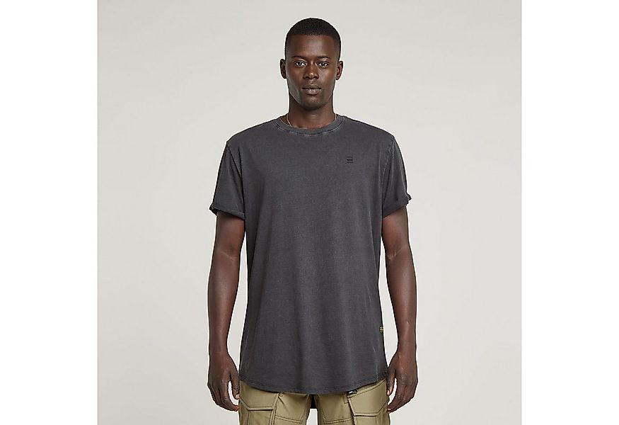 G-STAR T-Shirt Text Back Overdyed Lash mit großem Backprint günstig online kaufen