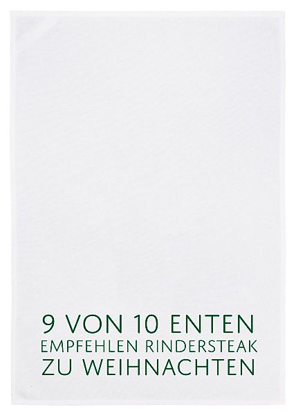 17,30 Hamburg Geschirrtuch Enten-Ratgeber, Grün, (1-tlg), günstig online kaufen