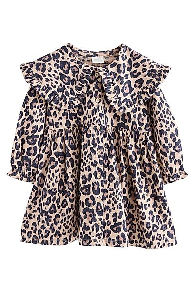 Next Jerseykleid Langarmkleid mit Kragen (1-tlg) günstig online kaufen