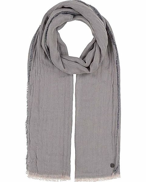 Fraas Modeschal Leichter einfarbiger Schal in Krepp-Optik aus reiner Baumwo günstig online kaufen