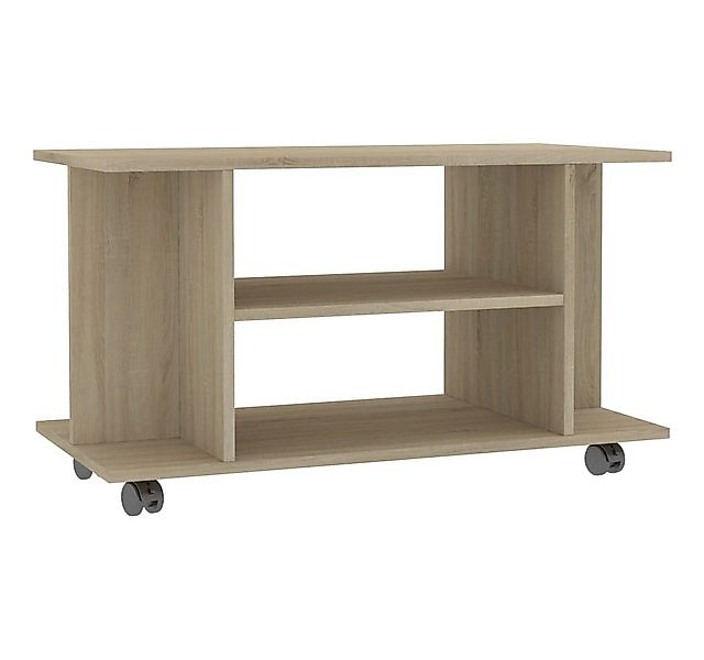 vidaXL TV-Schrank TV-Schrank mit Rollen Sonoma-Eiche 80x40x45 cm Holzwerkst günstig online kaufen