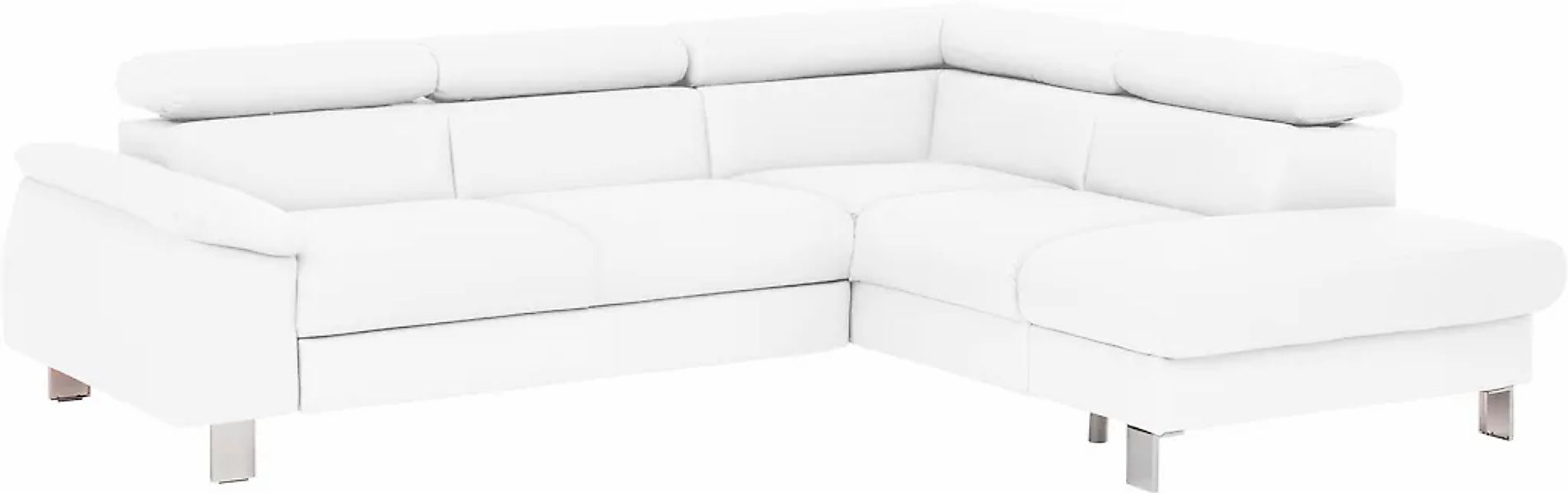 COTTA Ecksofa "Komaris L-Form mit Kopfteilverstellung", wahlweise mit Bettf günstig online kaufen