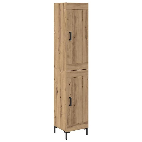 vidaXL Highboard Artisan-Eiche 34,5 x 34 x 180 cm Holzwerkstoff 3415919 günstig online kaufen
