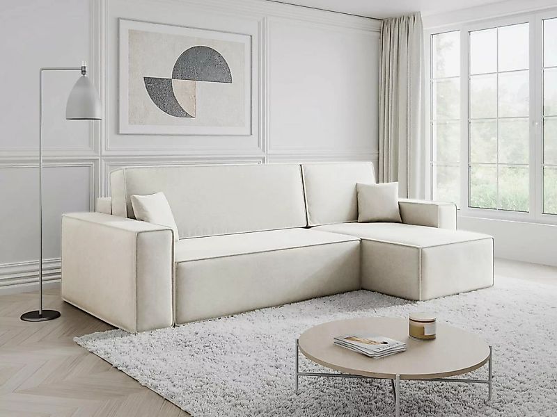 Compleo Ecksofa Schlafsofa 244 cm, L-Form, Schlaffunktion mit Bettkasten CA günstig online kaufen