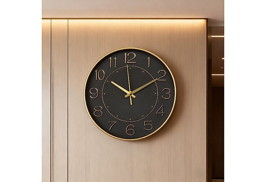 REDOM Wanduhr Lautlos Uhr Dekouhr Große Wanduhr Wohnzimmer Uhr 30 cm (leise günstig online kaufen