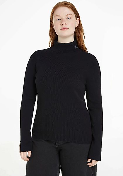 Calvin Klein Jeans Plus Rollkragenpullover PLUS CK ROLL NECK SWEATER mit ge günstig online kaufen