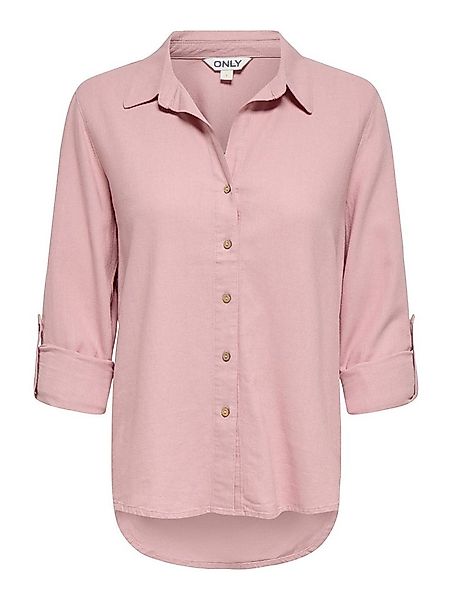 ONLY Hemdbluse ONLGOA 3/4 STRAP LINEN BL SHIRT CC PNT mit Leinen, umschlagb günstig online kaufen