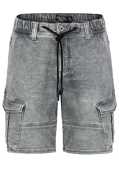SUBLEVEL Jeansshorts Cargo- mit elastischem Bund günstig online kaufen