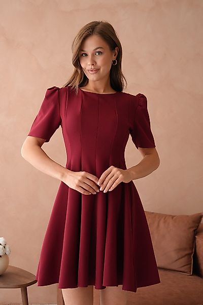 WOMAN VISION Midikleid Damen-Minikleid mit kurzen günstig online kaufen