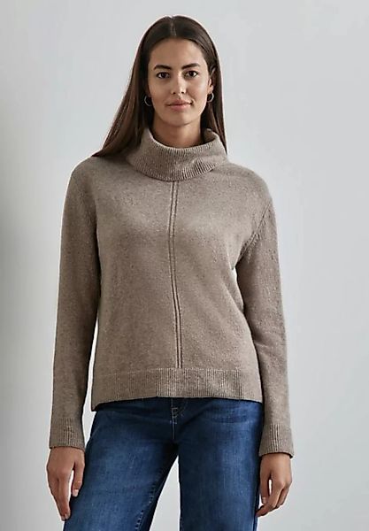 STREET ONE Rollkragenpullover im soften Baumwoll-Mix günstig online kaufen