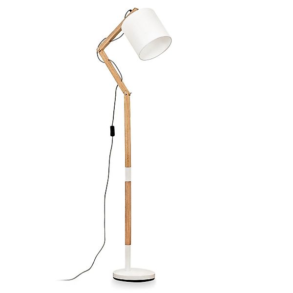 hofstein Stehlampe moderne Stehlampe aus Metall/Stoff/Holz günstig online kaufen