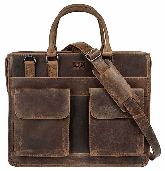 Bagan Aktentasche echt Leder günstig online kaufen
