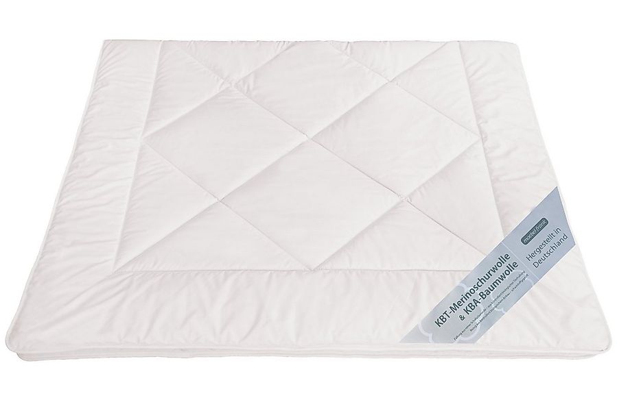 franknatur Naturhaarbettdecke Ganzjahresdecke Natalia, Füllung: 100% Schurw günstig online kaufen