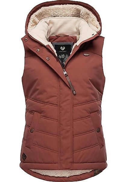 Ragwear Steppweste "Hesty" Wasserdichte Outdoor-Weste mit abnehmbarer Kapuz günstig online kaufen