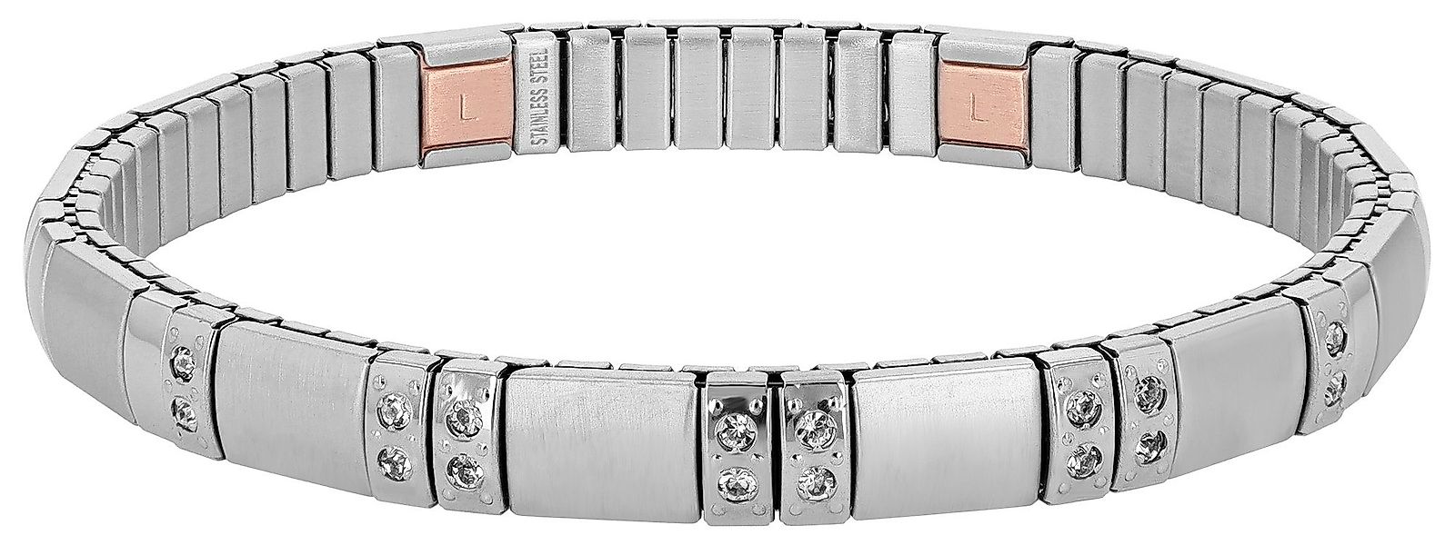 AKZENT Armband Vittoria Edelstahl, flexbel mit günstig online kaufen