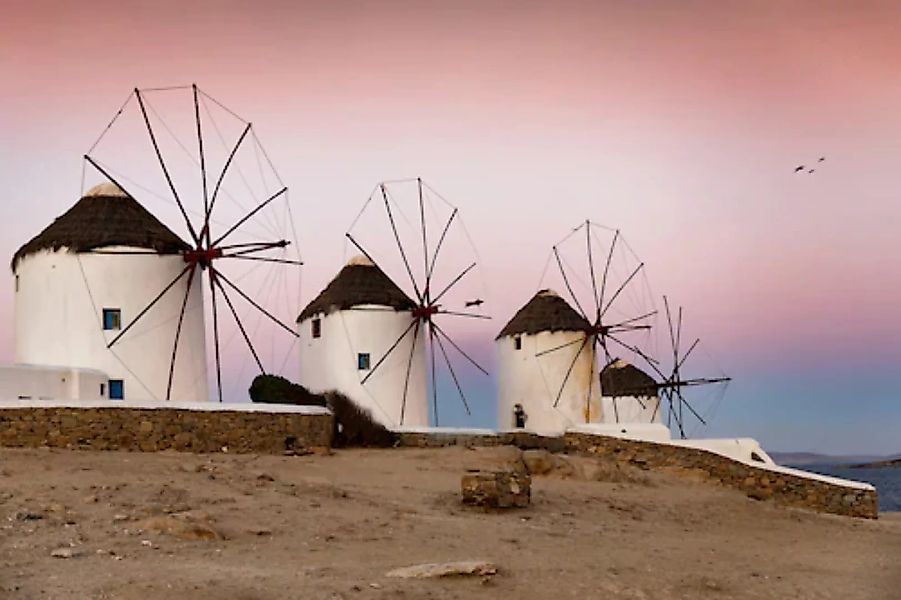 Papermoon Fototapete »Windmühlen« günstig online kaufen